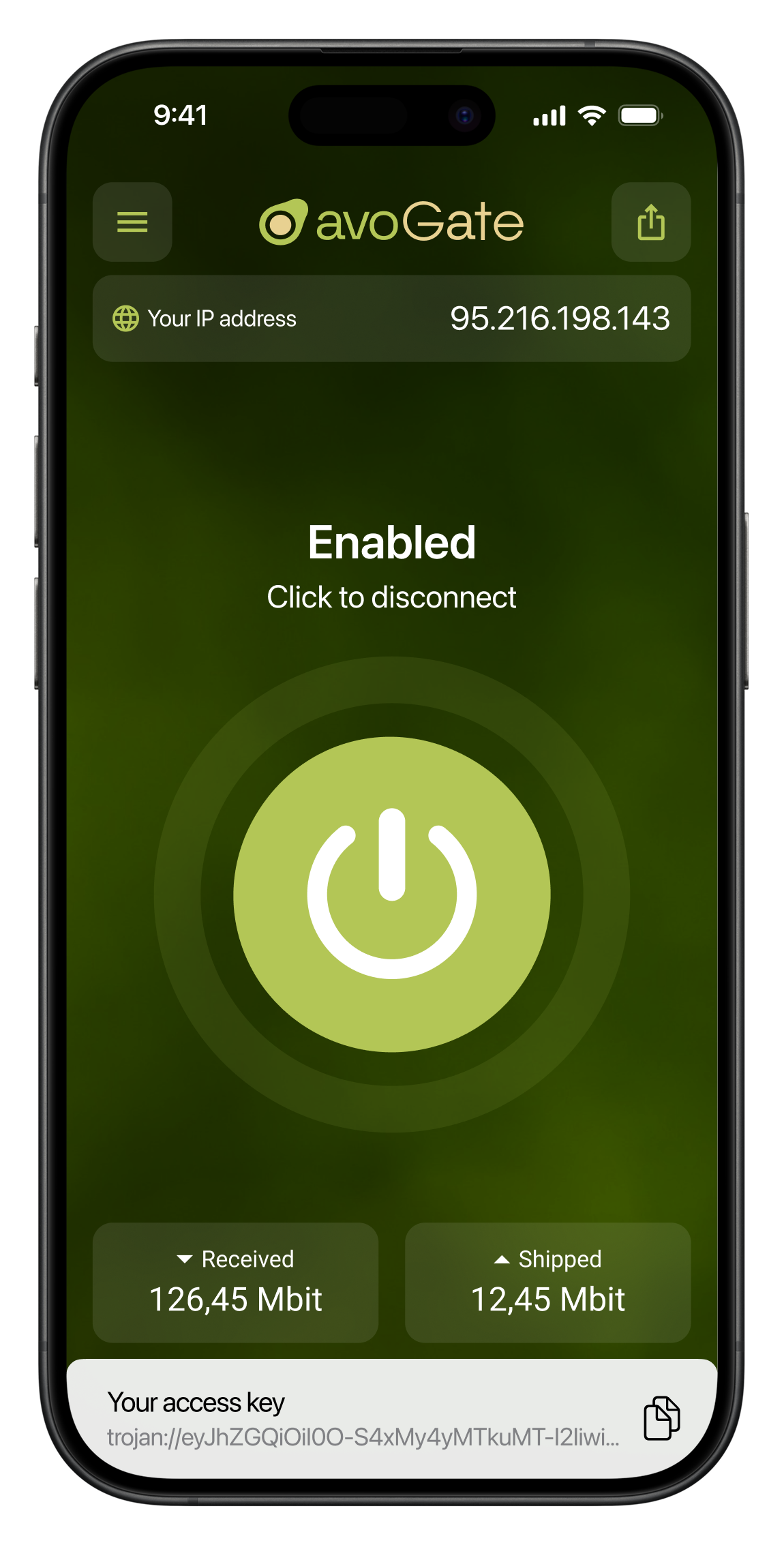 Screenshot avoGate On